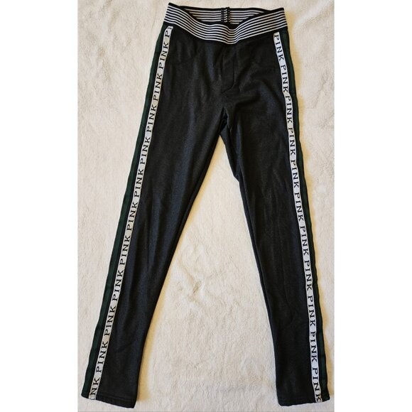 Pink Victoria Secret Ultimate Womens Leggings Yoga Pants XS Black - Picture 1 of 9